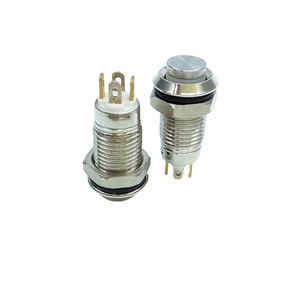 מתג כוח מתכת 8 מ "מ עמיד למים מתג לחצן נעילה עצמית - Product Image 2