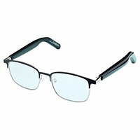 Lunettes Audio GS06 pour Appels Mains Libres avec Traduction IA, Anti-Lumière Bleue, Verres Photochromiques Remplaçables