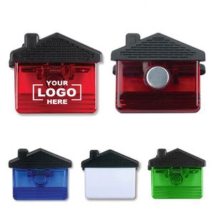 Cadeaux publicitaires personnalisés, clips magnétiques en plastique pour sacs alimentaires, aimants promotionnels pour réfrigérateur, clips magnétiques en forme de maison pour mémos - Product Image 1