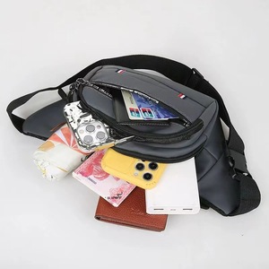 Stay Pro Fanny Pack Unisex Waterproof Multi Pocket Outdoor Sports Bag Black Blue Gray - Product Image 3