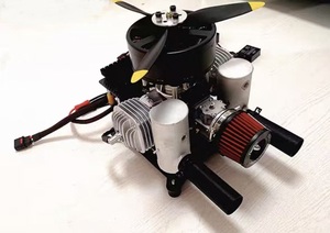 Moteur d'avion ultraléger MIAT 12000W bicylindre 170cc refroidi par eau pour drone UAV fabriqué en Chine/Guatemala - Product Image 3