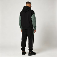 Survêtement Homme Personnalisé en Coton Tricoté 100% Écologique 500g, Sweat à Capuche Oversize et Pantalon de Survêtement
