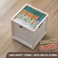Boîte de rangement en plastique avec couvercle, boîte anti-poussière portable, boîte de rangement détachable pour l'école et le bureau