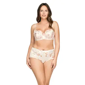 Vrouwen Gedrukt Bh En Hoge Taille Korte Underwire Push Up Beugel Bh En Panty Sets Grote Maat Beha En korte Sets