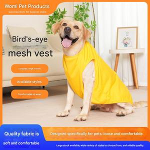 T-shirt pour chien en coton uni à bas prix, respirant, vêtements <span class=keywords><strong>d</strong></span>'<span class=keywords><strong>été</strong></span> et de printemps pour chiens, t-shirts vierges pour chiens pas chers en provenance de Chine - Product Image 2