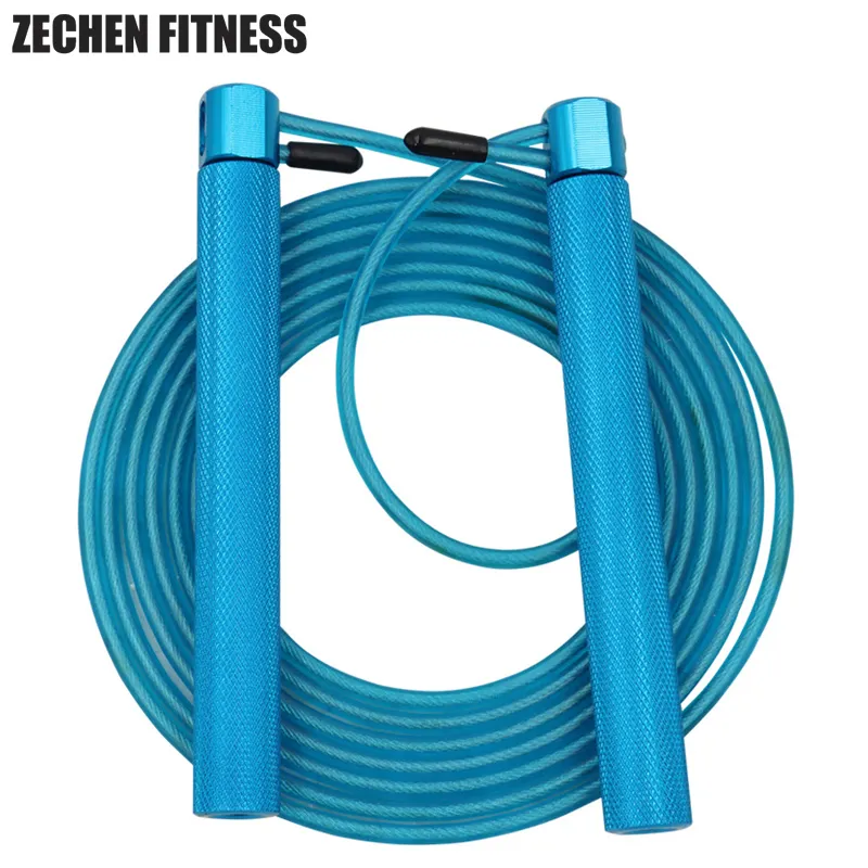 2022 Wholesale New Style Extra Long Wire Bearing Skipping Rope Loss Weight Crossfit Adjustable Speed Jump Rope