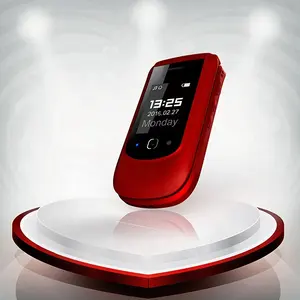 YINGTAI GSM 쿼드 밴드 듀얼 SIM Telefone 2.4 "고품질 큰 푸시 버튼 플립 노인 휴대 전화 FM SOS 잠금 해제 수석 전화