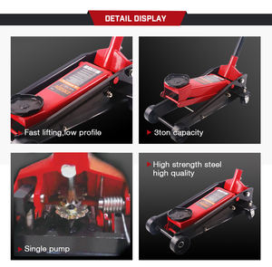 Cric hydraulique à double pompe Disen DT2501 2 tonnes à profil bas avec poignée rotative à 360 degrés, certifié CE/GS, en acier, garantie 6 mois, 12 - Product Image 4