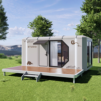 Immeuble d'appartement préfabriqué détachable Maison mobile modulaire Chambre à coucher préfabriquée Petite maison Maisons préfabriquées Maison préfabriquée à cadre en acier léger