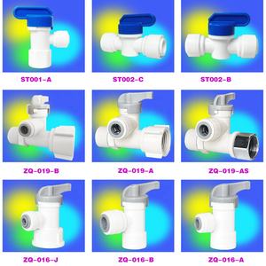 วาล์วบอลมือหมุน PVC คุณภาพสูง Aonie ขนาด 1/2 นิ้ว สีเทา-ขาว เกรดอาหาร สำหรับใช้งานเชิงพาณิชย์ ระบบกรองน้ำ RO ข้อต่อพลาสติก - Product Image 5