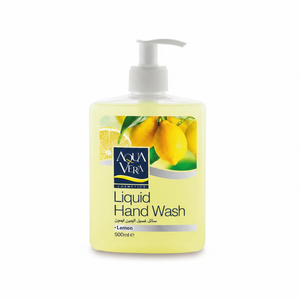AquaVera Savon liquide pour les mains 500 ml avec ingrédients chimiques-Parfum de citron - Product Image 2