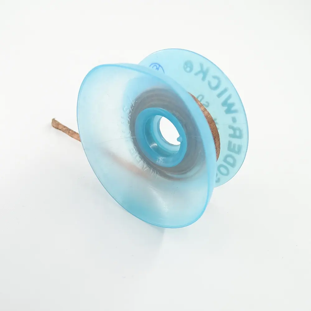 High quality LDPE stackable spool / bobbin for desoldering wick packaging