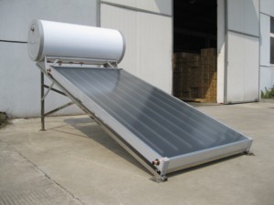 Calentador de Agua <span class=keywords><strong>Solar</strong></span> de Placa Plana Presurizado de 100L-300L para Uso Comercial, Hotelero, Doméstico y Exterior, Eficiencia Energética Clase A - Product Image 5