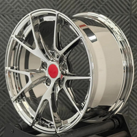 Jantes forgées de 18 à 22 pouces, chromées/polies/brossées, légères, compatibles avec les roues de voiture 5x114.3 5X120, pour BMW M3 M4 Tesla Mustang Audi