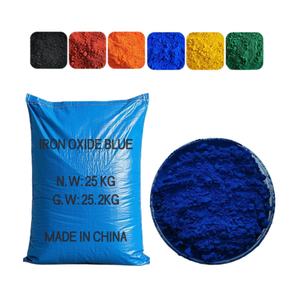 Оксид железа красный зеленый оранжевый синий порошок неорганический керамический пигмент для строительной краски Fe2O3 новое название - Product Image 1