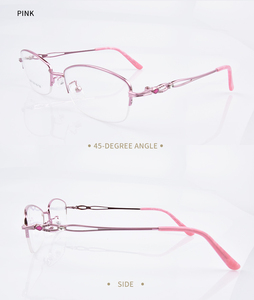 Échantillon gratuit Carré En Métal De Style de Mode Plein Cadre Femmes Lunettes Optiques - Product Image 3