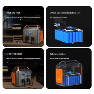 FCTポータブル屋外キャンプポータブルソーラーエネルギーシステム200W 300W <span class=keywords><strong>400W</strong></span> 500Wソーラー発電機ポータブル発電所 - Product Image 3