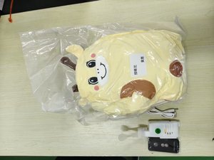 Almohada de Dormir para Bebés con Diseño de Jirafa, con Forro de Felpa y Fibra de Poliéster, para Calmar y Evitar Sobresaltos - Product Image 6