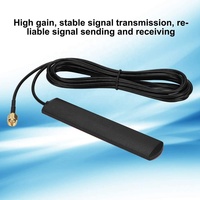 Antenne externe radio 2,4 GHz en caoutchouc pour voiture, antenne WiFi GMS, antenne panneau patch, haute performance