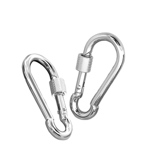 Mạ kẽm kẽm Kính thiên văn khóa an toàn móc sắt chuỗi vải móc cho leo núi mùa xuân hoist tán bền dây - Product Image 4