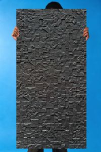Panel de Pared con Textura Cóncava de Cubo 3D <span class=keywords><strong>Mate</strong></span> para Decoración Interior Sencilla de Casas y Alojamientos - Product Image 3