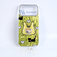 Coque de téléphone antichoc en TPU+PC avec motif chaton et strass, style tendance, en stock, pour iPhone 17 16 Samsung