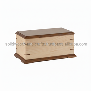 Boîte d'urne en bois faite à la main pour cendres humaines urnes funéraires pour hommes et femmes urnes de haute qualité - Product Image 1