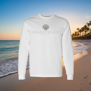 Camiseta de Manga Larga para Hombre, Diseño Delray Beach, Florida, Producto Promocional de Delray, Florida - Product Image 3