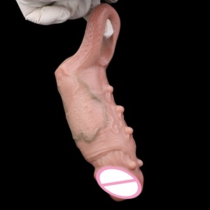Enhancement Adult Sex Toys Realistic Cock Sleeve for Men Couples Enlarge - Product Image 6