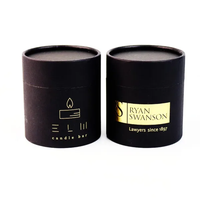 Envase Cosmético Moderno y Ecológico, Caja de Tubo de Papel Cilíndrica Impresa Personalizada para Botellas de Perfume y Delineador de Ojos