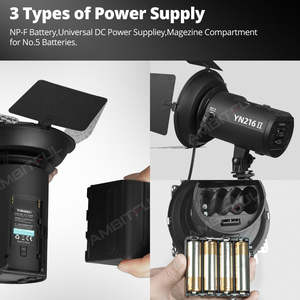 <span class=keywords><strong>Yongnuo</strong></span> YN216 II 24W 2700-8000K bi-couleur <span class=keywords><strong>LED</strong></span> vidéo lumière de remplissage YN-<span class=keywords><strong>216</strong></span> d'éclairage pour appareil photo DV DSLR Canon Nikon Sony - Product Image 6