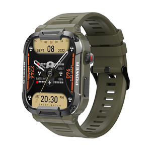 Montre connectée <span class=keywords><strong>de</strong></span> sport Mk66 pour homme, appels Bluetooth, moniteur corporel, étanche, compatible Android et iOS – Meilleure vente - Product Image 3