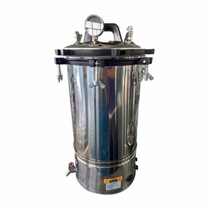 Stérilisateur à vapeur sous pression portable Drawell <span class=keywords><strong>Lab</strong></span>, chauffage électrique au charbon, autoclave économique portable 18L 24L pour laboratoire - Product Image 1
