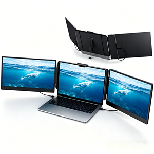 Laptop Professionali per Editing, Monitor LCD S2 da <span class=keywords><strong>14</strong></span> Pollici, Schermo Portatile Doppio, Tre Monitor per <span class=keywords><strong>Macbook</strong></span>, iPhone, <span class=keywords><strong>Macbook</strong></span> Pro - Product Image 1