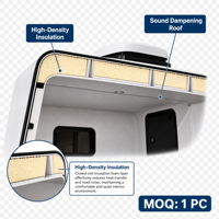Camper 4x4 pour pick-up, coque rigide escamotable, pour le camping tout-terrain et les voyages en véhicule tout-terrain