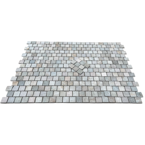 Tùy chỉnh đá tự nhiên biệt thự màu Plaza <span class=keywords><strong>Granite</strong></span> <span class=keywords><strong>pavers</strong></span> ngăn xếp trái phiếu giảm lát đá lưới đường lái xe đá cuội - Product Image 3