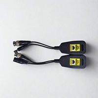 1 Par de Baluns Pasivos UTP 2 en 1 de 8MP 4K para Video, 300M, RJ45 a BNC, para Sistemas de Cámaras de Seguridad CCTV Analógicas AHD TVI CVI HD