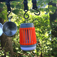 Lampe anti-moustiques portable d'extérieur, lampe électrique anti-insectes rechargeable par USB pour le camping, la randonnée, le pique-nique, le jardin
