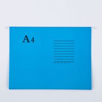 Boîte à cartes de papeterie A4/FC dossier de fichiers crochet de stockage retrait rapide fichier suspendu papier matériel couleurs personnalisées Logo populaire Durable