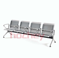 Sièges publics personnalisés Sièges pour hôpitaux Chaises de salle d'attente en acier inoxydable Chaise d'attente