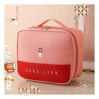 Bolsa de Almacenamiento de Medicamentos Portátil con Logotipo Personalizado, Organizador de Primeros Auxilios de Viaje, Bolsa Médica de Gran Capacidad con Asa y Logotipo Personalizado