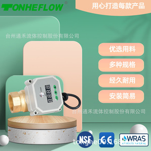 TONHE Electric Ball Valve DN20 Threaded Brass Automatic Drain For Sewage Water Control - Product Image 5