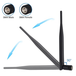 2.4G 5G băng tần kép 5dBi Wifi Omni roi ăng ten 2.4GHz & <span class=keywords><strong>5</strong></span>.8G ăng ten cao su với đầu nối SMA - Product Image 5