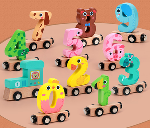 Tren Digital <span class=keywords><strong>de</strong></span> Juguete para Niños y Niñas, Juguetes Educativos <span class=keywords><strong>de</strong></span> Madera, <span class=keywords><strong>Bloques</strong></span> <span class=keywords><strong>de</strong></span> Construcción <span class=keywords><strong>de</strong></span> Tractor con Letras para Armar, <span class=keywords><strong>de</strong></span> 2 a <span class=keywords><strong>4</strong></span> Años - Product Image 3