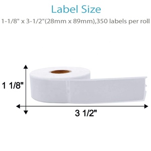 Thay thế Dymo 30252 địa chỉ thư Nhãn 1 1/8 "x 3 1/2" (28x89mm) tương thích Dymo labelwriter 450 siêu thị khuyến mãi - Product Image 2