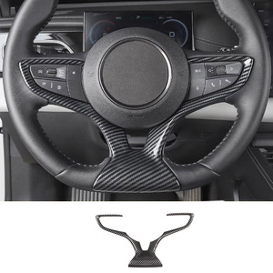 WZXD 2024 Carbon Fiber Interior Kit <b>Covers</b> Accessories Dash Trim Shift <b>Cover</b> Steering Wheel <b>Cover</b> for BYD SEAL 06 DMI - Product Image 5