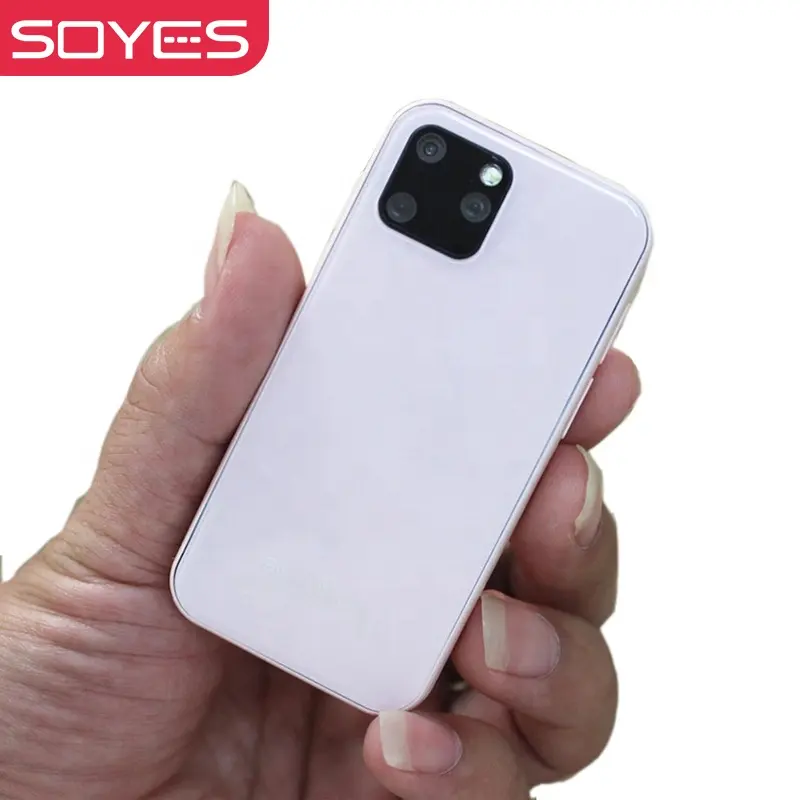 Soyes xs11 mini điện thoại di động 2.5 "1GB 8GB Dual Sim Google chơi điện thoại thông minh quà tặng cho trẻ em bạn gái