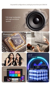 ลำ<span class=keywords><strong>โพ</strong></span><span class=keywords><strong>งบ</strong></span><span class=keywords><strong>ลู</strong></span><span class=keywords><strong>ทู</strong></span><span class=keywords><strong>ธ</strong></span>ไร้สายพกพา A930 รุ่นใหม่ สำหรับงานปาร์ตี้กลางแจ้ง ใช้ไมค์คู่ V5.3 พร้อมไฟ LED โลโก้สั่งทำได้ - Product Image 6