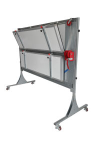 نظام لوحة حائط أوتوماتيكي جديد لباب النفق مع عزل حراري للتحكم في درجة الحرارة في مزارع وبيوت الدواجن - Product Image 4