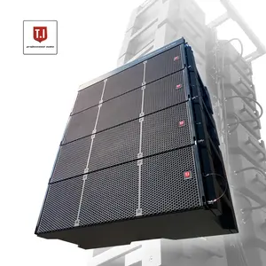 T.I pro audio hot product 3-Way Line Array Speaker double 12-inch Neodymium Woofer Professional Sound System